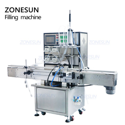 ZONESUN 3-4000ml Automatic Peristaltic Pump Liquid Filling Machine