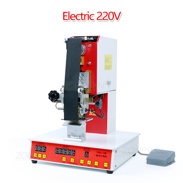 ZONESUN ZY-RM2-D Rolling Ribbon Dialing Date Printing Machine