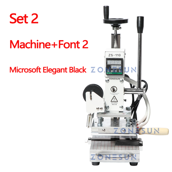 ZONESUN ZS-110 10x13cm Slidable Workbench Hot Stamping Machine