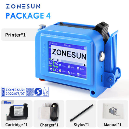 ZONESUN ZS-DC1 Portable Handheld Inkjet Printing Machine