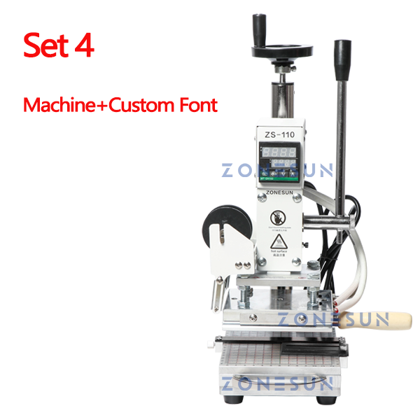 ZONESUN ZS-110 10x13cm Slidable Workbench Hot Stamping Machine