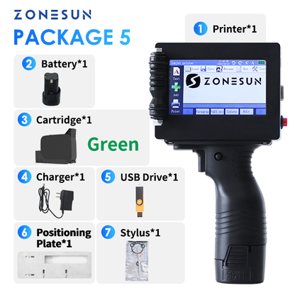 ZONESUN ZS-HIP254 Handheld Multilingual Inkjet Printing Machine