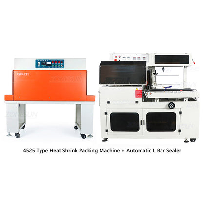 ZONESUN ZS450 L-Type Shrink Film Wrapping Sealing Cutting Machine