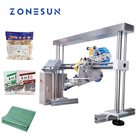 ZONESUN XL-T853 Etichettatrice automatica per superfici piane con codificatore di data