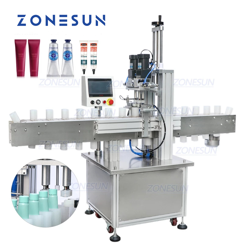 Tappatrice elettrica completamente automatica pneumatica personalizzata ZONESUN 18-70mm