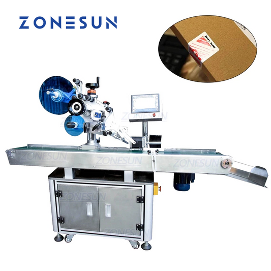 ZONESUN XL-T833 Etichettatrice automatica per superfici piane ad angolo con codificatore di data