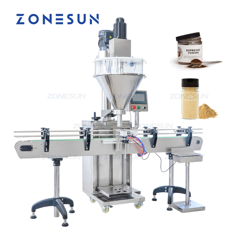 ZONESUN ZS-FM730A 10-2000g Pesatrice automatica per riempimento coclea polvere