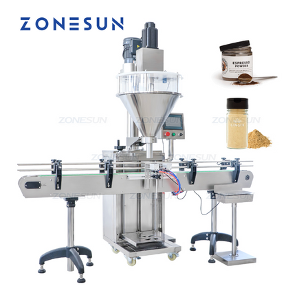 ZONESUN ZS-FM730A 10-2000g Máquina automática de pesaje y llenado de barrena de polvo