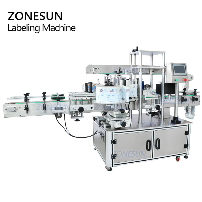 ZONESUN ZS-TB300Z Dual Use Automatic Square Round Double Sides Labeling Machine