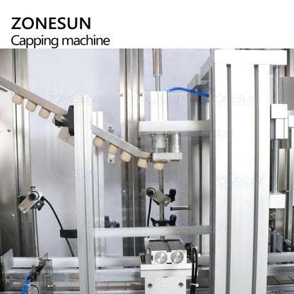 ZONESUN Custom Full Automatic Capping Machine With Dust Cover Capper Press