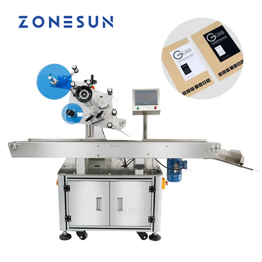 ZONESUN ZS-TB831 Etichettatrice automatica a superficie piana per etichette trasparenti normali