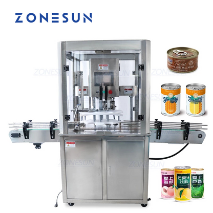 ZONESUN Automatic Electric Round Can Sealing Machine