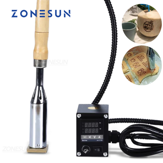 ZONESUN Branding Stamping Machine Handheld Bronzing Tool