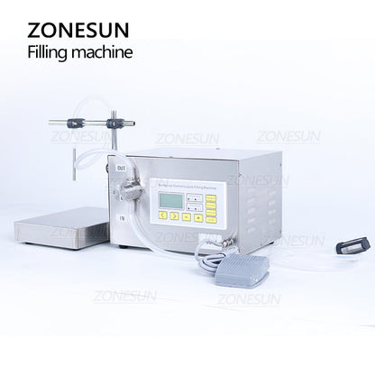 ZONESUN ZS-MP251W 50-3500ml Magnetic Pump Liquid Filling and Weighing Machine