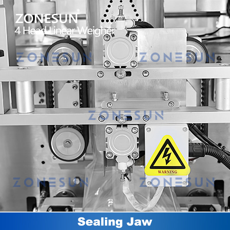 ZONESUN ZS-PL420S 4 Heads Granule Feeding Weighing Filling Vacuum Sealing Machine