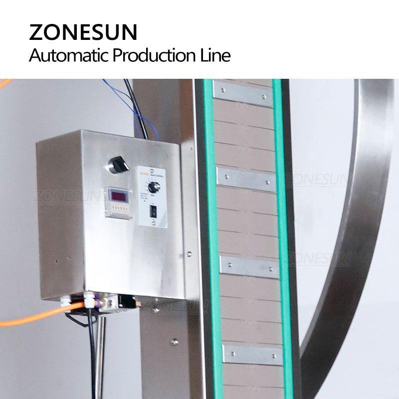 ZONESUN Full Automatic Pneumatic Paste Liquid Filling Capping Round Bottle Labeling Machine