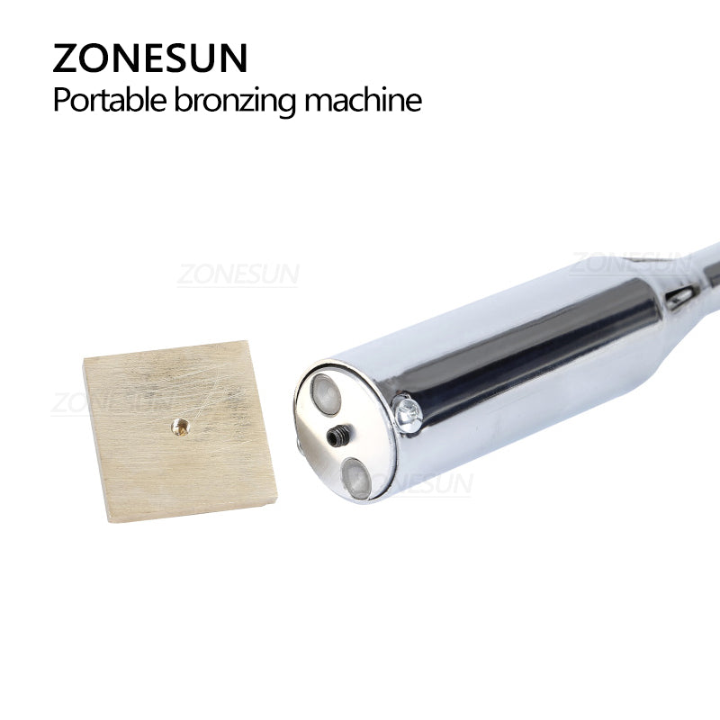 Máquina de estampado de marca ZONESUN, herramienta de bronceado manual 