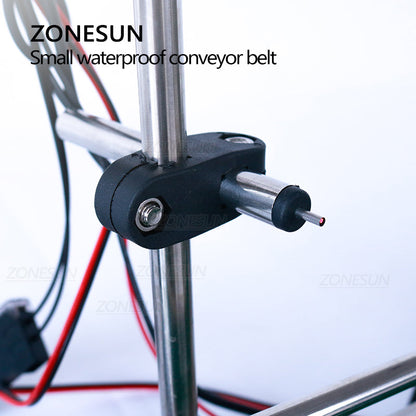 ZONESUN Small Digital Control Automatic Liquid Waterproof Conveyor Belt For Production