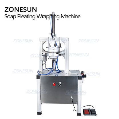 ZONESUN ZS-PK900 Semi-automatic Round Pleated Wrapping Machine