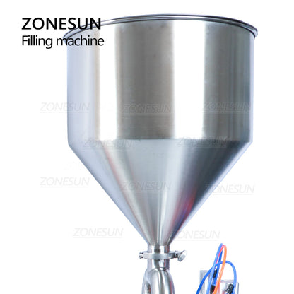 ZONESUN ZS-GY2 Semi-automatic Pneumatic 2 Nozzles Paste Liquid Filling Machine