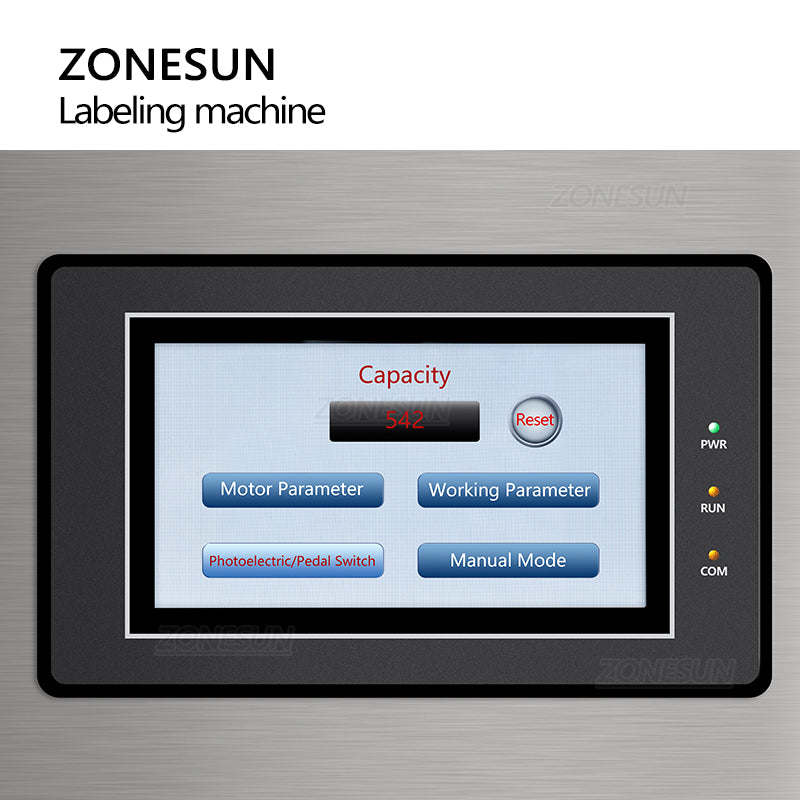 ZONESUN ZS-TB180 Desktop Semi-automatic Flat Surface Labeling Machine