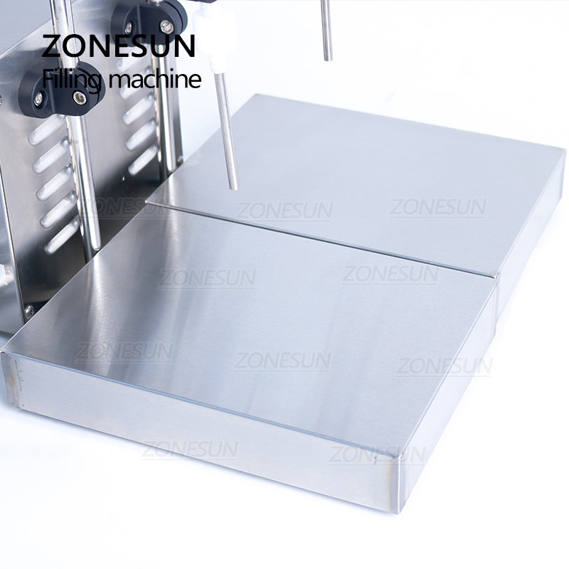 ZONESUN ZS-MP252W 50-3500ml 2 Heads Magnetic Pump Liquid Filling And Weighing Machine