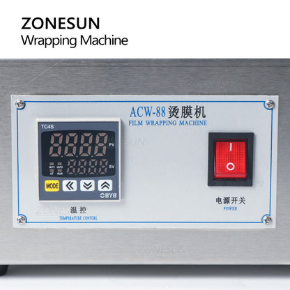 ZONESUN ZS-ACW88 Manual Cellophane Wrapping Packaing Machine