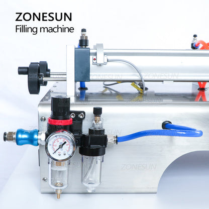 ZONESUN ZS-GY2 Semi-automatic Pneumatic 2 Nozzles Paste Liquid Filling Machine