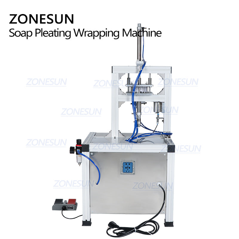 ZONESUN ZS-PK900 Semi-automatic Round Pleated Wrapping Machine