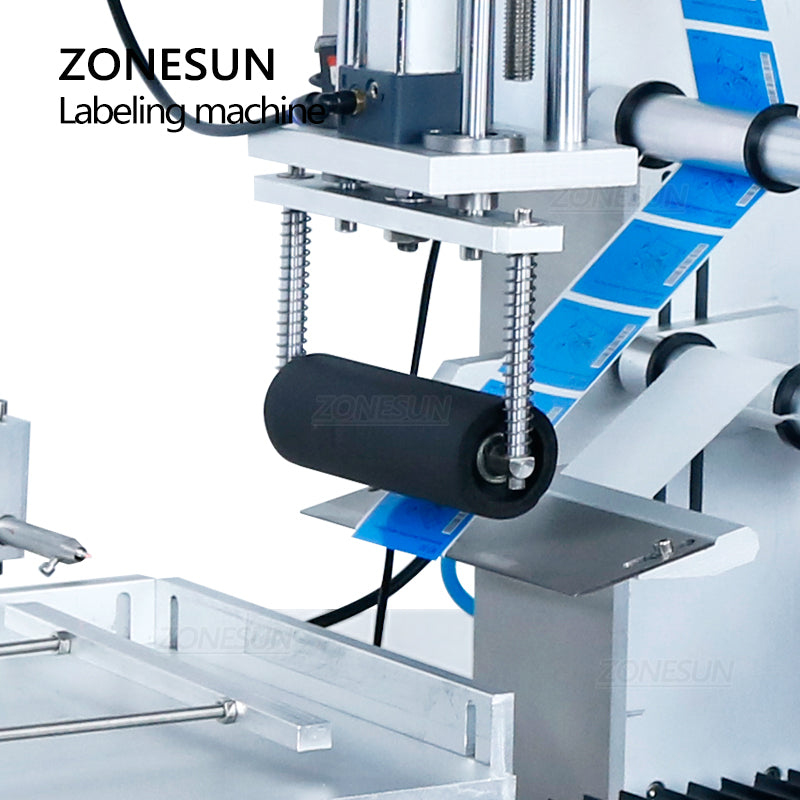 Máquina etiquetadora de superficies planas semiautomática de escritorio ZONESUN ZS-TB180 