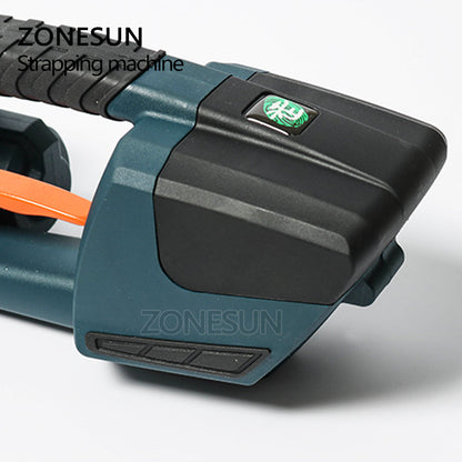 ZONESUN JDC 13-16mm PET PP plastica reggiatrice alimentata a batteria con 2 batterie 