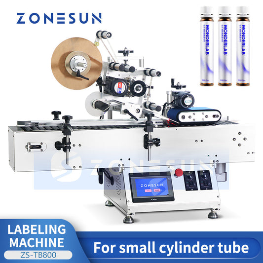 ZONESUN ZS-TB800 High Speed Automatic Small Round Bottle Labeling Machine