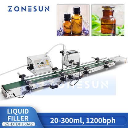 ZONESUN ZS-DTYT160A2 Automatic Filling Machine Liquid Bottle Filler