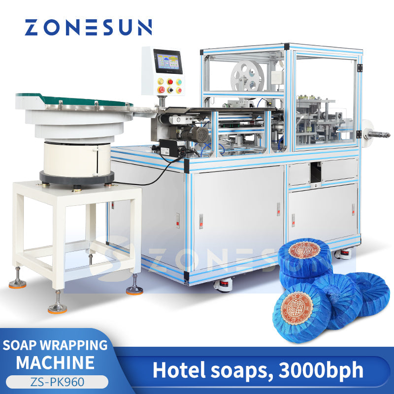 ZONESUN ZS-PK960 Avvolgitrice automatica pieghettata rotonda 