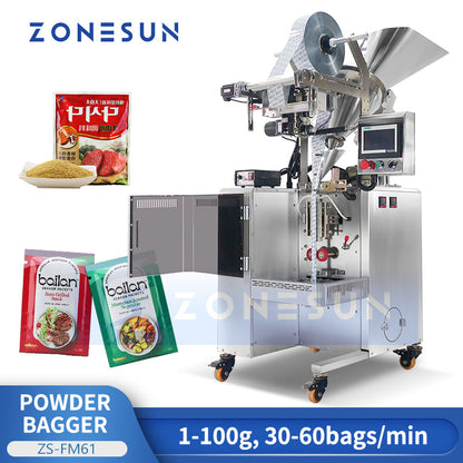 ZONESUN ZS-FM61 Macchina sigillatrice riempitrice automatica di sacchetti di polvere