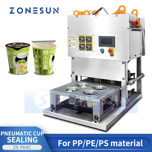 ZONESUN ZS-FK4C Semi Automatic Cup Sealing Machine