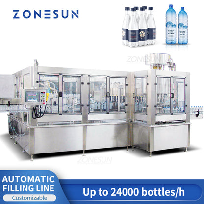 ZONESUN ZS-AFM Autoamtic PET Bottled Drinking Water Filling Machine