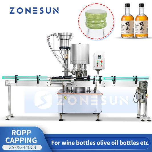 ZONESUN ZS-XG440C4 Tappatrice automatica ROPP a prova di furto 