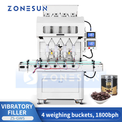 ZONESUN ZS-GW5 Automatic Particle Weighing Filling Machine