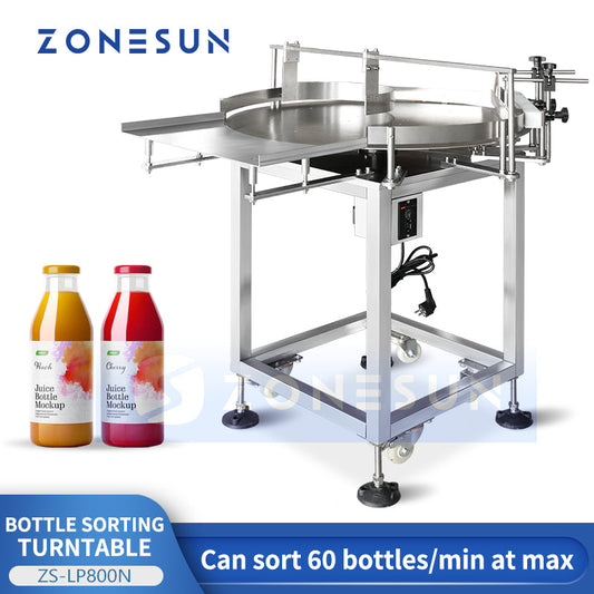 ZONESUN ZS-LP800N Bottle Unscrambler For Production Line