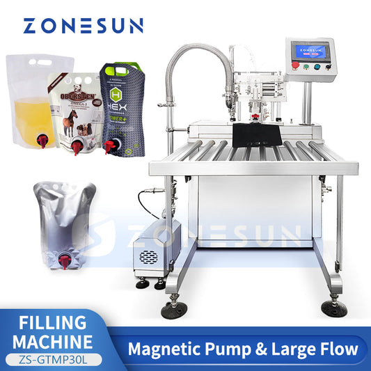 ZONESUN ZS-BIB01 Semi Automatic Single Nozzle Liquid Bag In Box Filling Machine