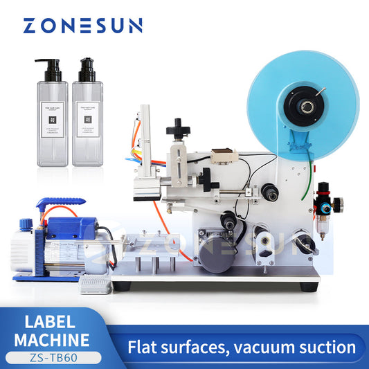 ZONESUN ZS-TB60 Semi-automatic Flat Surface Labeling Machine