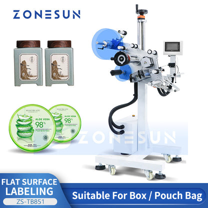 zonesun flat stickering machine