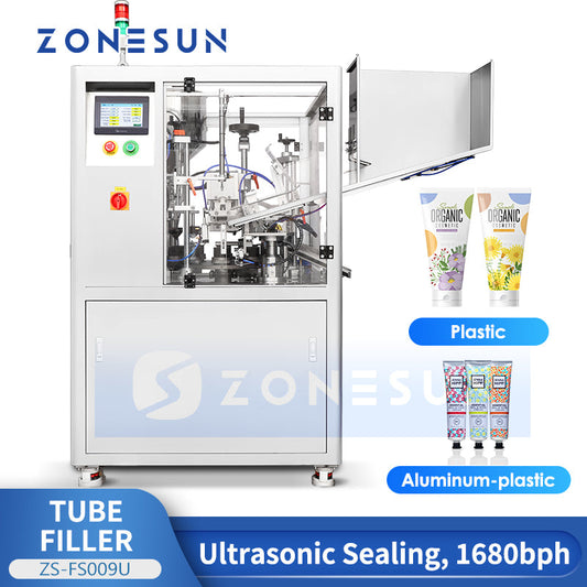 ZONESUN ZS-FS009U Macchina automatica per la sigillatura ad ultrasuoni con riempimento di pasta per tubi morbidi