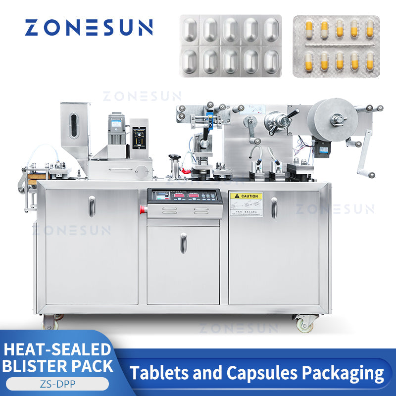 ZONESUN ZS-DPPA Automatic Liquid / Paste / Irregular Material Filling Blister Sealing Machine