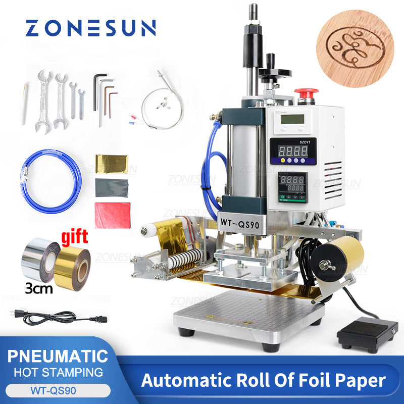 ZONESUN ZS-QS90 Pneumatic Hot Stamping Machine