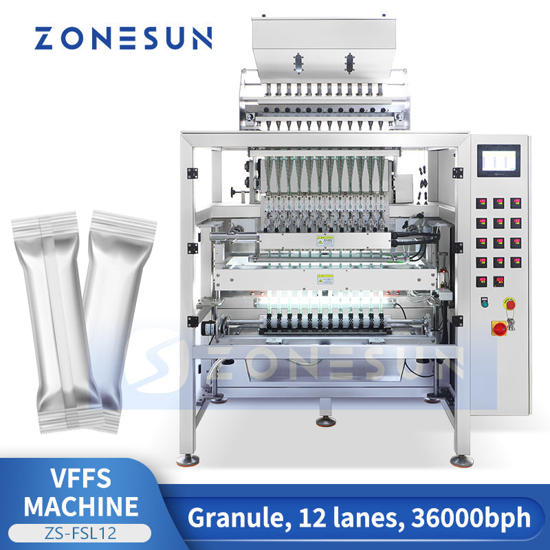 ZONESUN multi lane stick packing machine