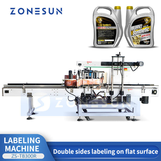 ZONESUN ZS-TB300R Automatic Square Bottle Double Sides Labeling Machine