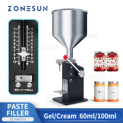 ZONESUN ZS-MGT1S Manual Paste Filling Machine