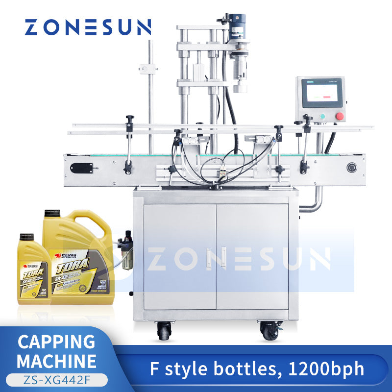 ZONESUN ZS-XG442F Automatic F Style Bottle Cap Screwing Machine